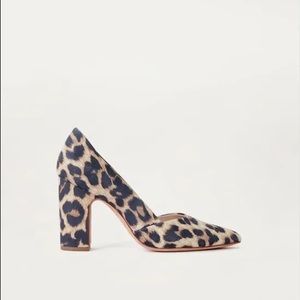 Loeffler Randall Leopard Print Suede Paulina Pumps